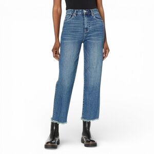 blanknyc Baxter Jeans Cropped Frayed Hem